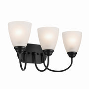 Jolie 3-Light Bath Vanity Light in Black