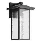 Capanna Extra Large Outdoor Wall Lantern in Textured Black