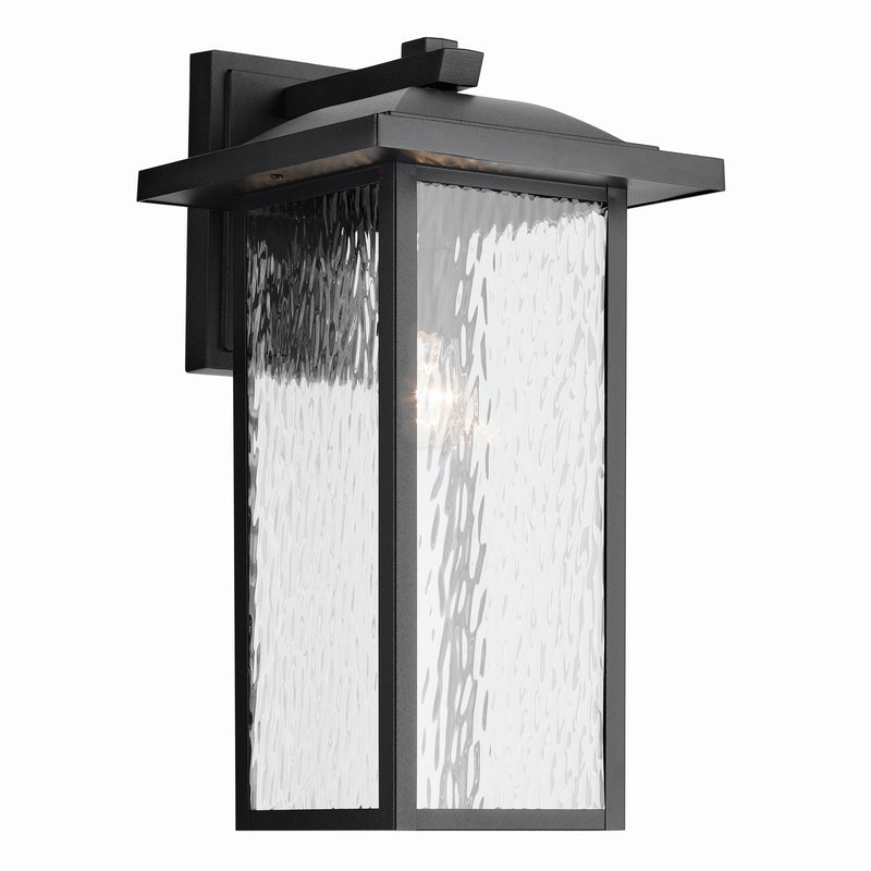 Capanna Extra Large Outdoor Wall Lantern in Textured Black