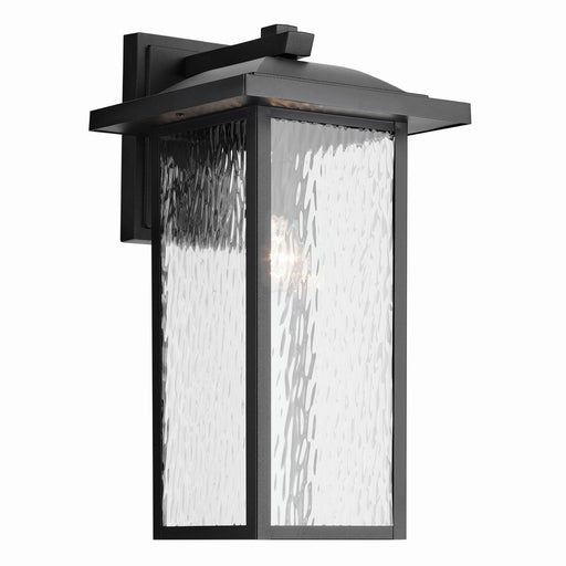 Capanna Extra Large Outdoor Wall Lantern in Textured Black