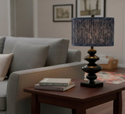 Samira 27" Table Lamp in Black