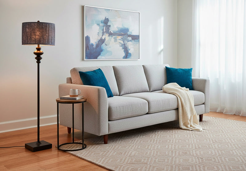 Samira Floor Lamp in Black
