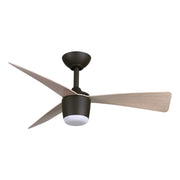 Elavan 36" Outdoor LED Ceiling Fan in Dark Bronze / Ashwood