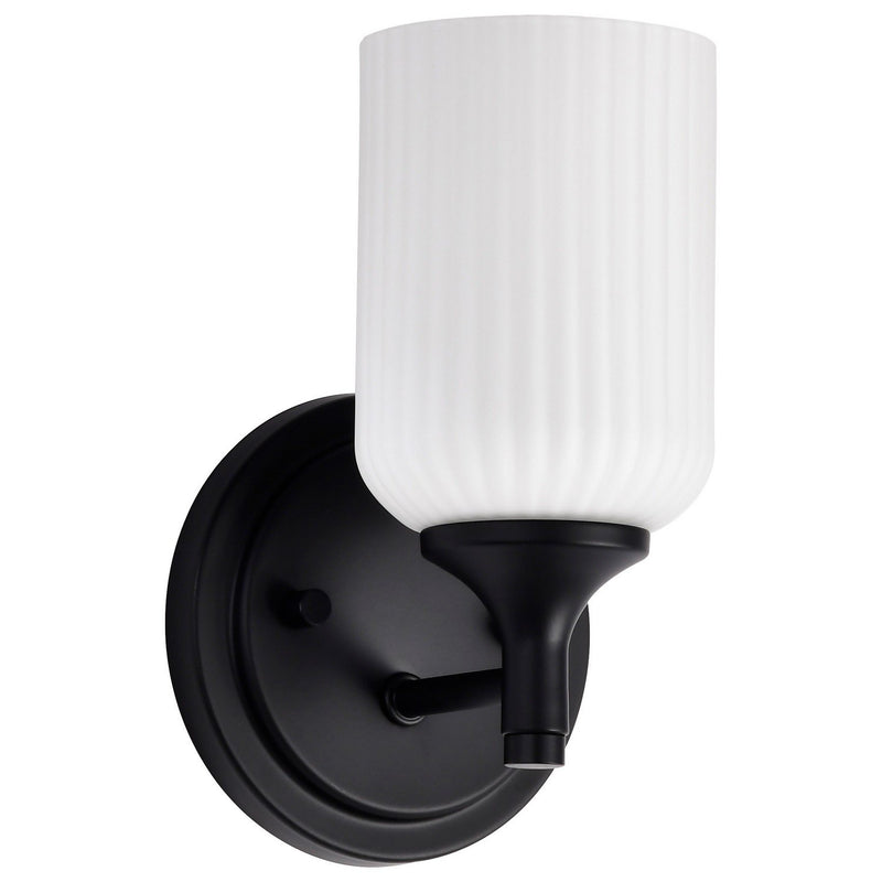 Solara Wall Sconce in Matte Black