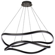 Sylas LED Chandelier in Matte Black