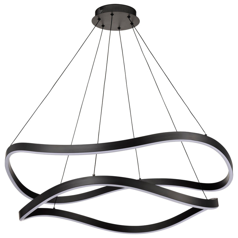 Sylas LED Chandelier in Matte Black