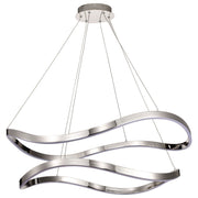 Sylas LED Chandelier in Polished Nickel