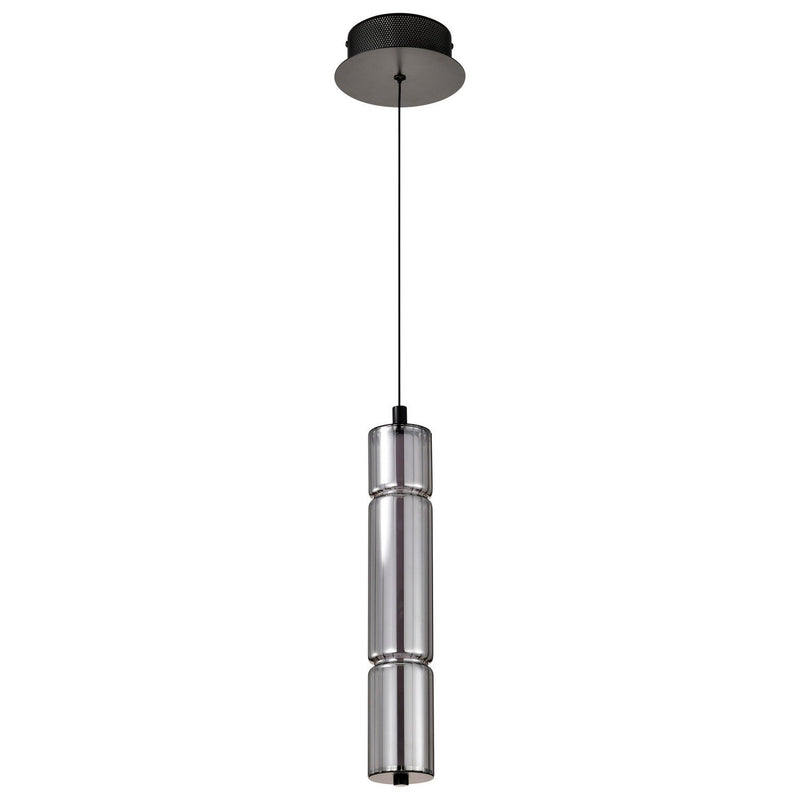 Evander LED Mini Pendant in Matte Black