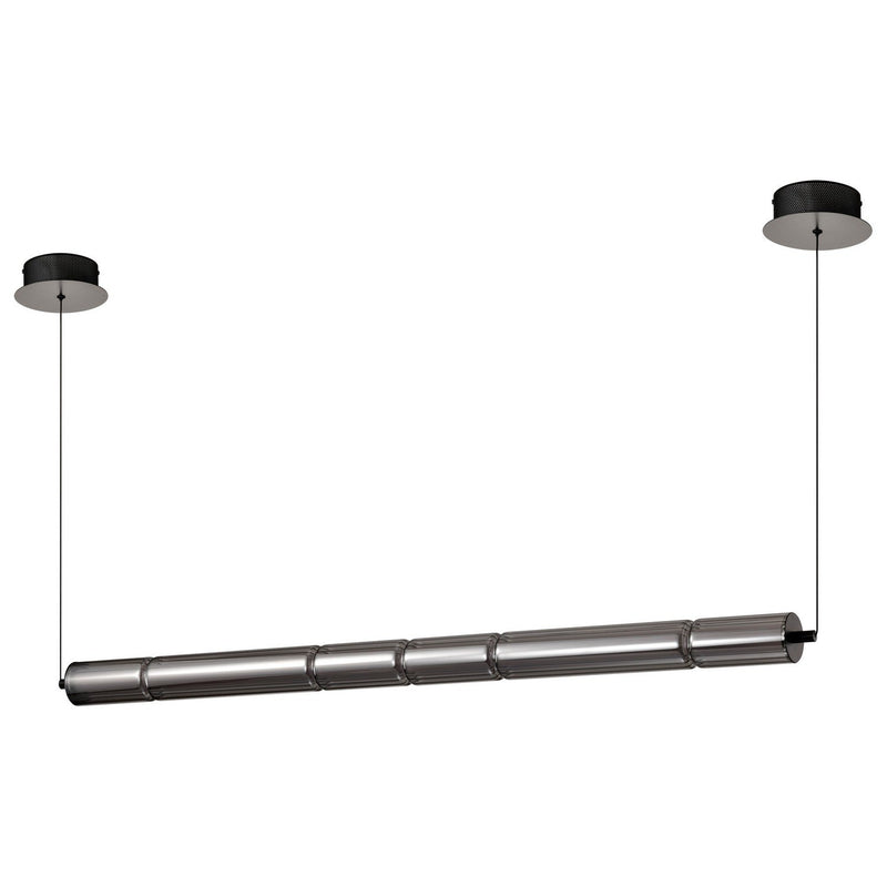 Evander 50" LED Linear Pendant in Matte Black