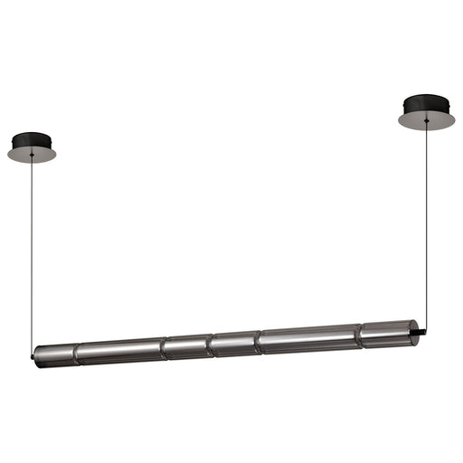 Evander 50" LED Linear Pendant in Matte Black