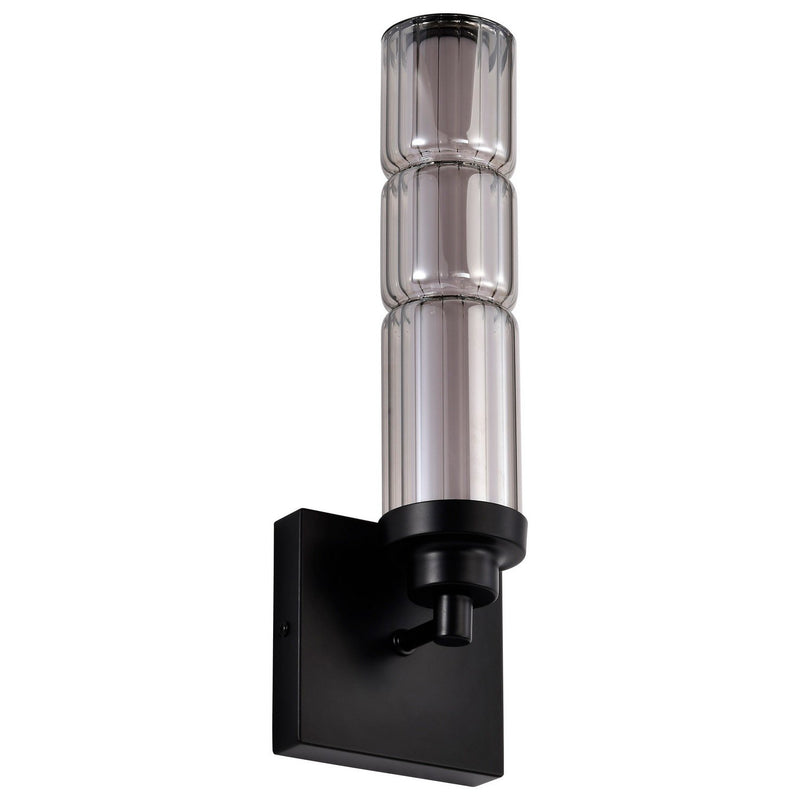 Evander LED Wall Sconce in Matte Black