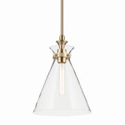 Laria Small Cone Pendant in Champagne Bronze