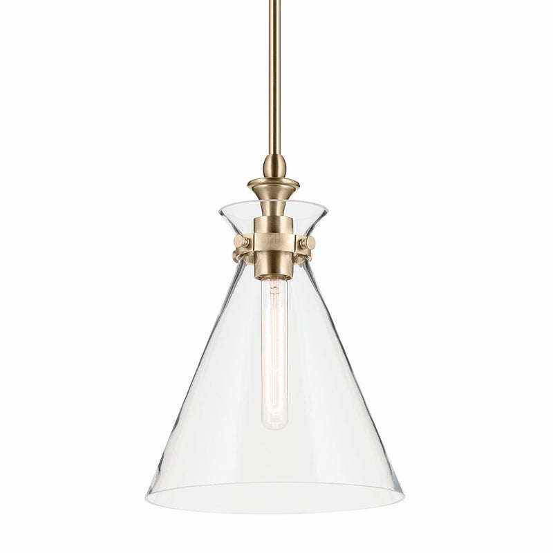 Laria Small Cone Pendant in Champagne Bronze