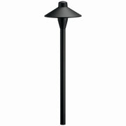 Path Light 6.75" Wide in Black Brass