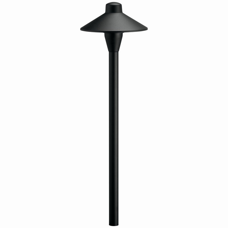 Path Light 6.75" Wide in Black Brass