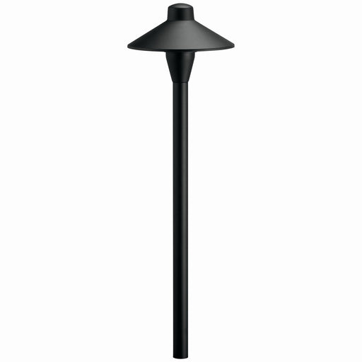 Path Light 6.75" Wide in Black Brass