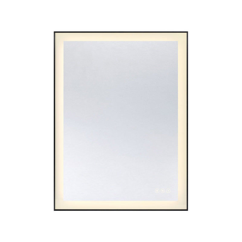 Paulding 24" x 32" Lighted Mirror in Black