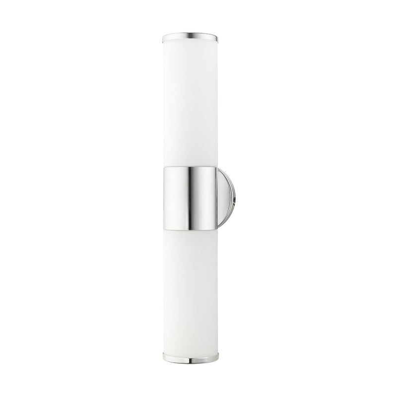 Lindale 2-Light ADA Bath Vanity Light in Polished Chrome