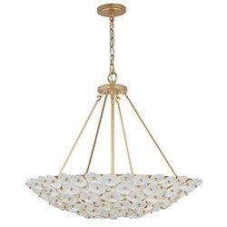 Coastlyn 6-Light Pendant in Legacy Brass