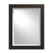 Metra Beveled Mirror in Bronze - 710116-05 by Hubbardton Forge