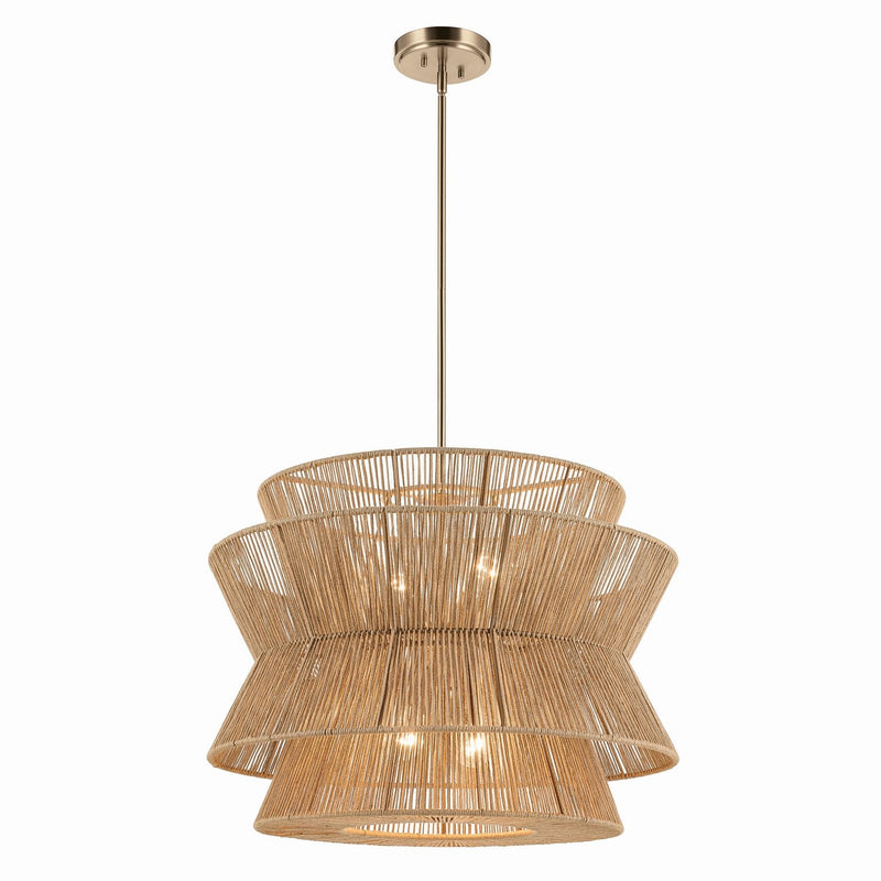 Ophira 4-Light Pendant in Champagne Bronze