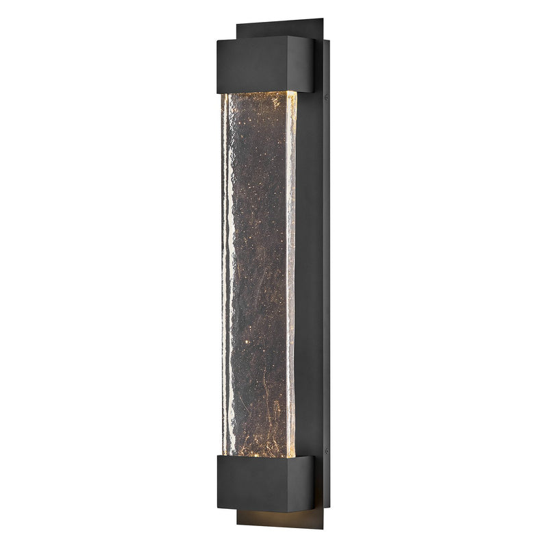 Rune Extra Large Outdoor Wall Sconce in Black
