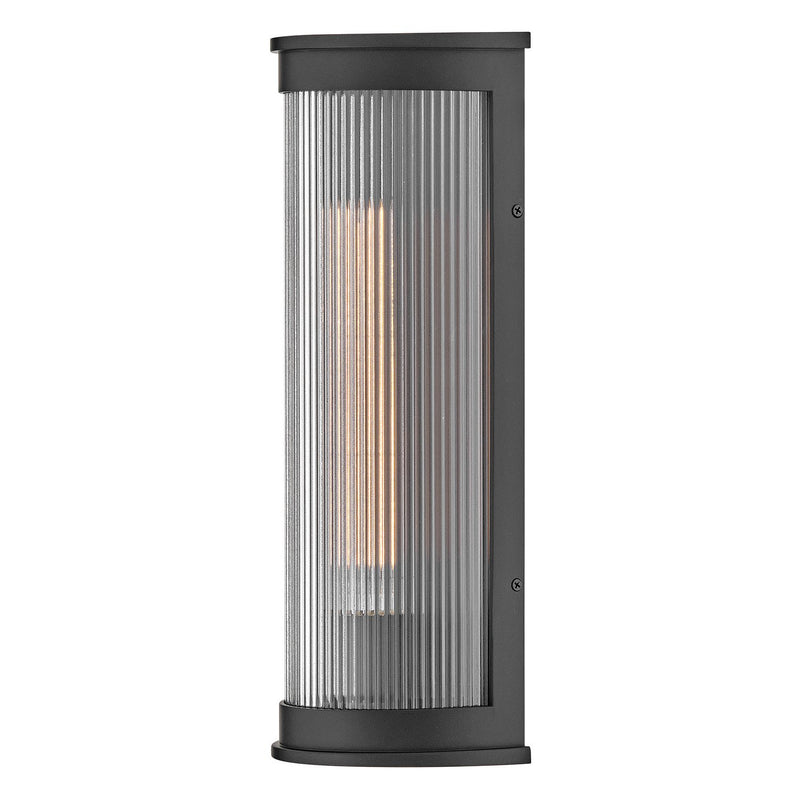 Bluffton Medium Outdoor Wall Sconce in Black