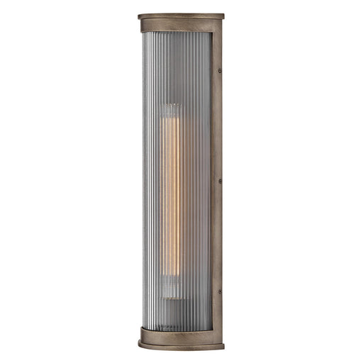 Bluffton Large Outdoor Wall Sconce in Burnished Bronze