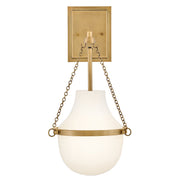 Collins Wall Sconce in Heritage Brass