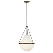Collins 15" Pendant in Heritage Bronze