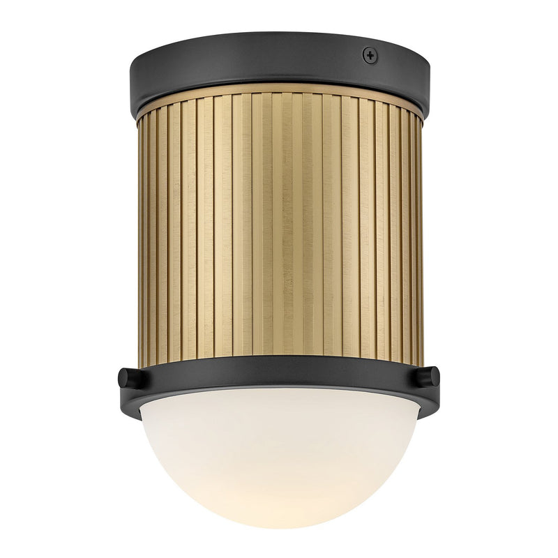 Kieran 6.75" Semi-Flush Mount in Black