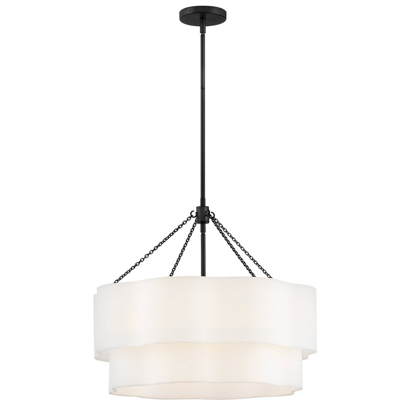 Gwen 5-Light Pendant in Black