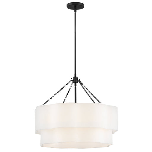 Gwen 5-Light Pendant in Black
