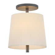 Clive 3-Light Semi-Flush Mount in Slate Bronze