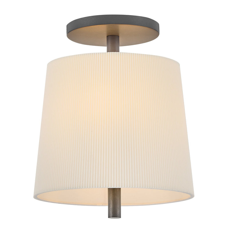 Clive 3-Light Semi-Flush Mount in Slate Bronze