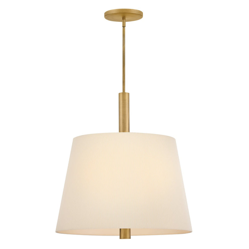Clive 5-Light Pendant in Heritage Brass