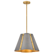 Bowman Medium Pendant in Slate Bronze