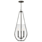 Farrin 3-Light Pendant in Gunmetal
