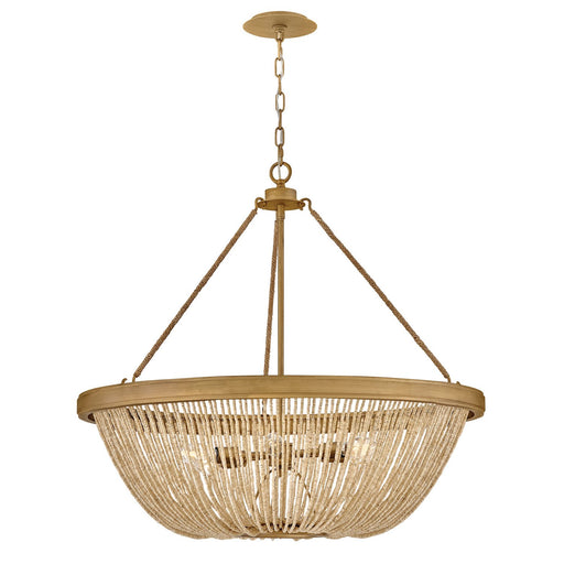 Tula 6-Light Pendant in Burnished Gold