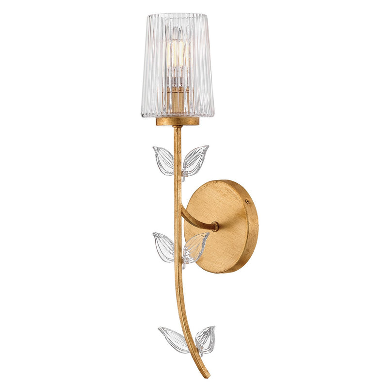 Aliso Bath Sconce in Distressed Brass