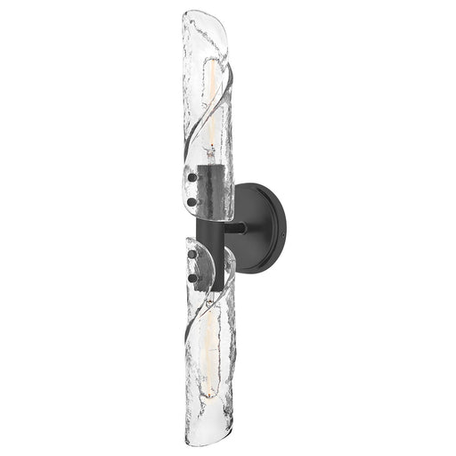 Capri 2-Light Wall Sconce in Black