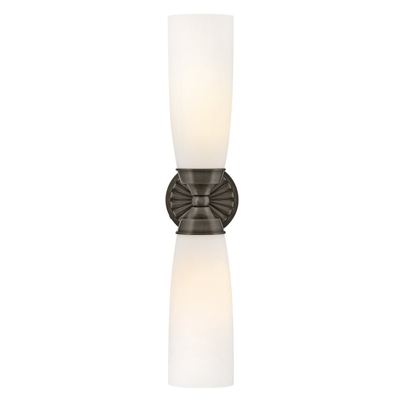 Alexis 2-Light Bath Sconce in Black Oxide