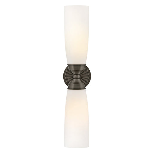 Alexis 2-Light Bath Sconce in Black Oxide