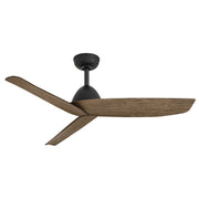 Liv 48" Outdoor Smart Ceiling Fan in Matte Black / Driftwood