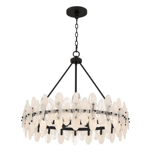 Abigail 6-Light Pendant in Matte Black