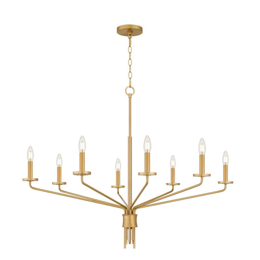 Alexander 8-Light Chandelier in Brushed Gold