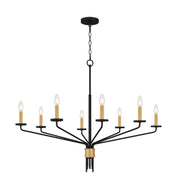 Alexander 8-Light Chandelier in Matte Black