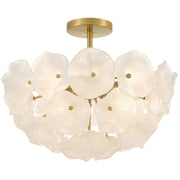 Audrey 4-Light Semi-Flush Mount in Brushed Gold