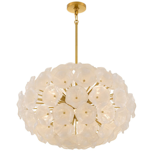Audrey 8-Light Pendant in Brushed Gold