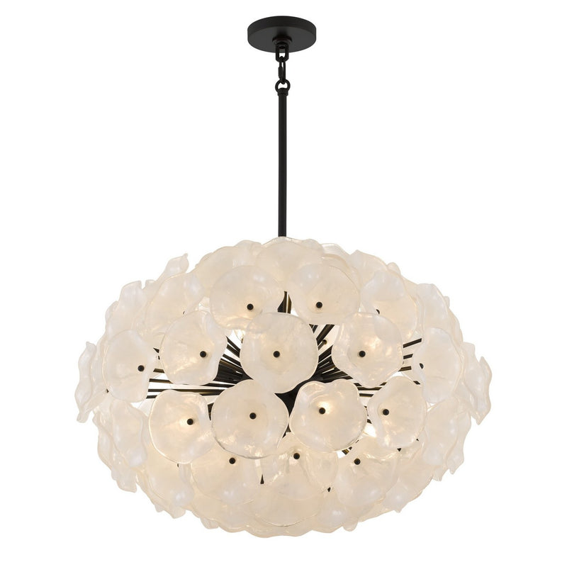 Audrey 8-Light Pendant in Matte Black